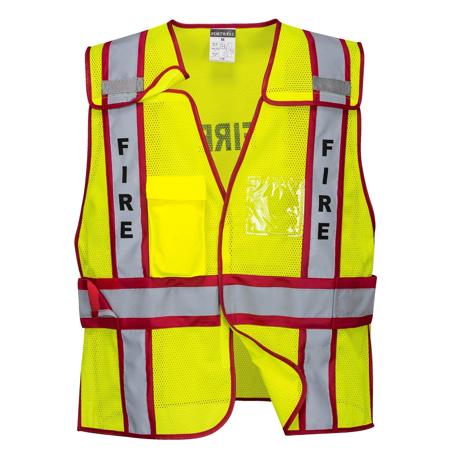 Hi-Vis Yellow Breakaway Safety Vest – Size Small, 6-Point, Reflective, For Traffic/Fire/EMS