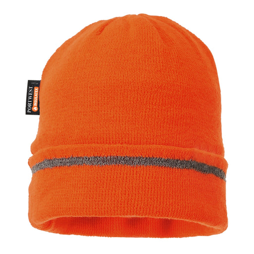PORTWEST® Thermal Knit Beanie Winter Hat With Reflective Trim - Insulatex Lining - B023 - Safety Vests and More