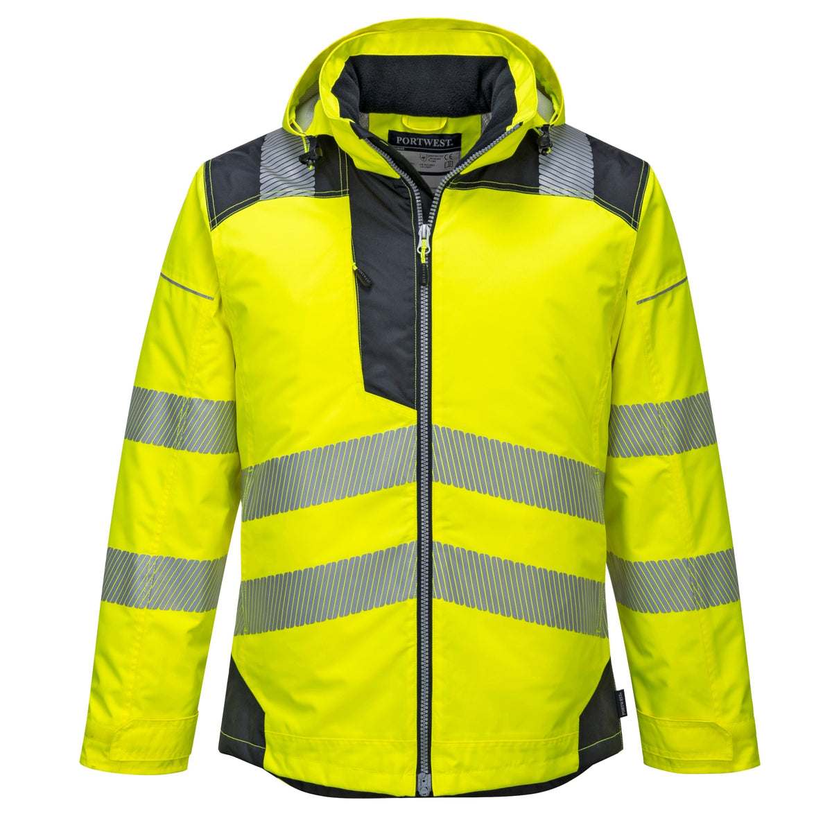 Shell Visible Jacket Portwest Hi Vis 3 in 1 Shell Jacket - ANSI Class 3 - PW365 — Safety ...