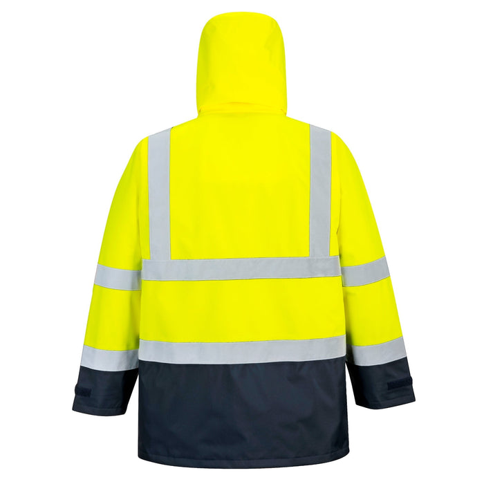 PORTWEST® Hi Vis 5-In-1 Executive Waterproof Jacket - ANSI Class 3 - US768 - Safety Vests and More