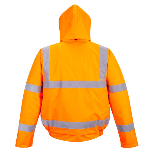 PORTWEST® Waterproof Hi Vis Bomber Jacket - ANSI Class 3 - URT32 - Safety Vests and More