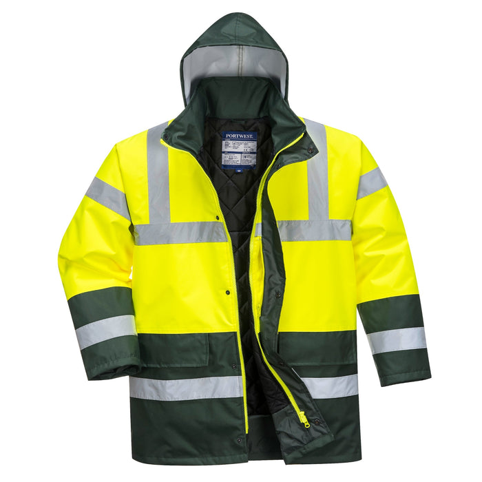 Us466 PORTWEST® Hi Vis Waterproof Traffic Jacket - ANSI Class 3 - US466 ...