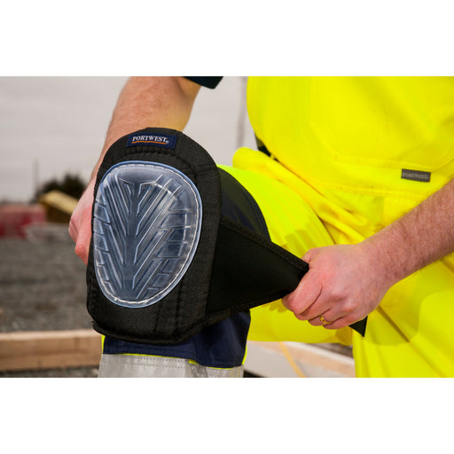 PORTWEST® Super Silicone Gel Knee Pads - Black KP30 - Safety Vests and More