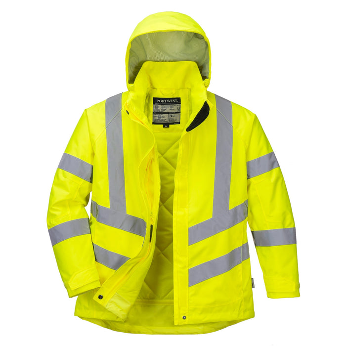 PORTWEST® Ladies Hi Vis Winter Jacket - ANSI Class 3 - LW74 - Safety Vests and More