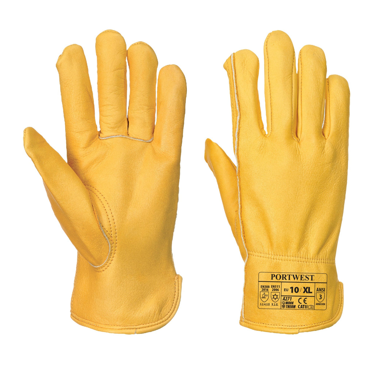 Portwest Orange Thermal Grip Work Gloves 
