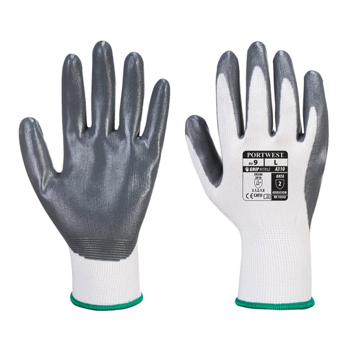 PORTWEST® A310 Flexo Grip Gloves - CAT 2 - ANSI Abrasion Level 2 - Safety Vests and More