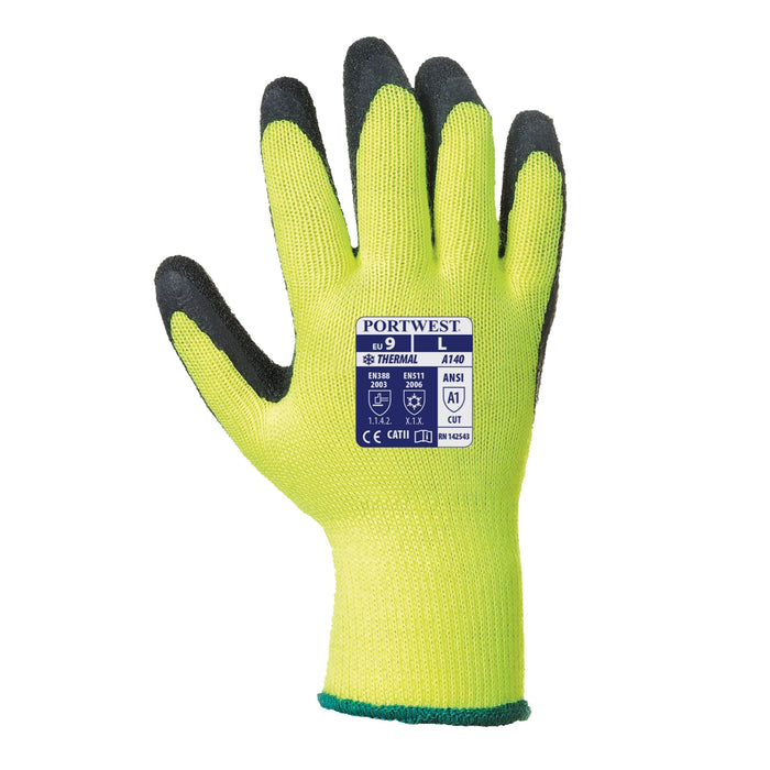 PORTWEST® A140 Acrylic Thermal Grip Gloves - CAT 2 - ANSI Abrasion Level 1 - Safety Vests and More
