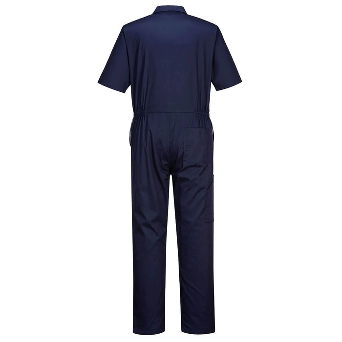 PORTWEST Short Sleeve Coverall - Navy - S996