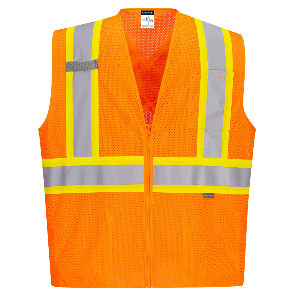 PORTWEST® XBack Contrast Tape Vest ANSI Class 2 CA101 — Safety
