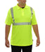 Reflective Apparel Safety Polo Hi-Vis Shirt Two-Tone Birdseye ANSI Class 2 Comfort Trim 302CT - Safety Vests and More