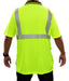 Reflective Apparel Safety Haccp Polo ANSI Class 3 Shirt Two-Tone Birdseye Comfort Trim - 342CT - Safety Vests and More