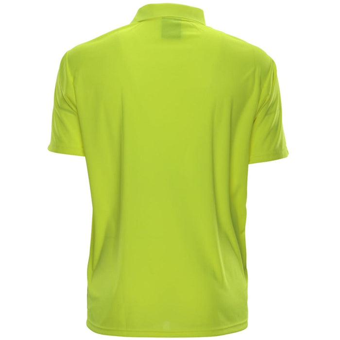 Reflective Apparel Safety Hi Vis Polo Shirt Lime Birdseye Non ANSI - 300B - Safety Vests and More