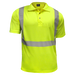 Reflective Apparel Safety Hi-Vis Polo Shirt Lime Birdseye ANSI Class 2 - 302ST - Safety Vests and More