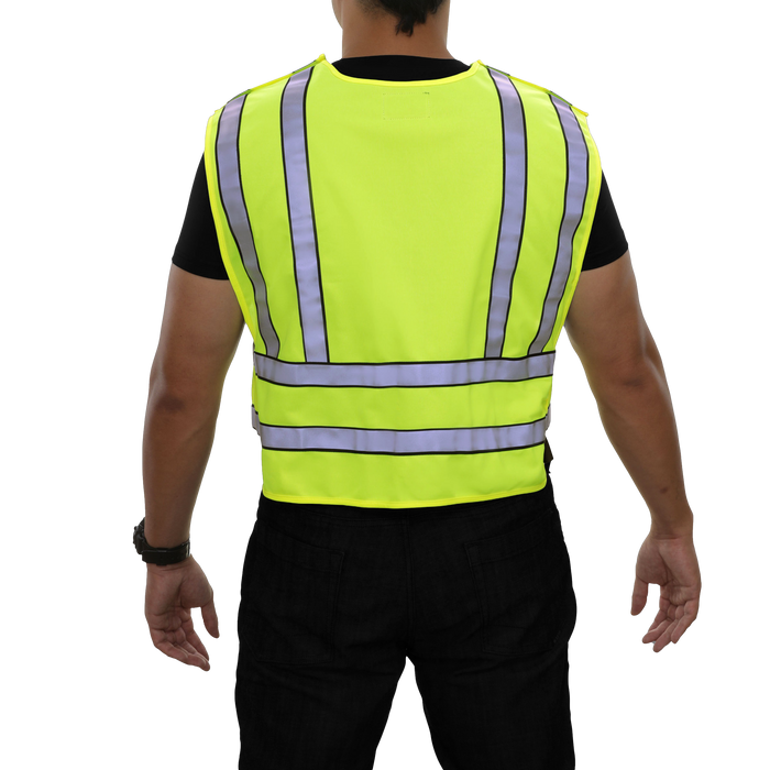 Reflective Apparel 4PT Breakaway Woven Poly Public Safety Tactical Vest ANSI Class 2 - 551ST - Safety Vests and More