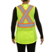 Reflective Apparel Poly Mesh Ladies X-Back Vest ANSI Class 2 - 540GX - Safety Vests and More