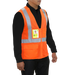 Reflective Apparel Safety Vest 5pt Breakaway X-Back Zip Mesh ANSI Class 2 - 508SX - Safety Vests and More