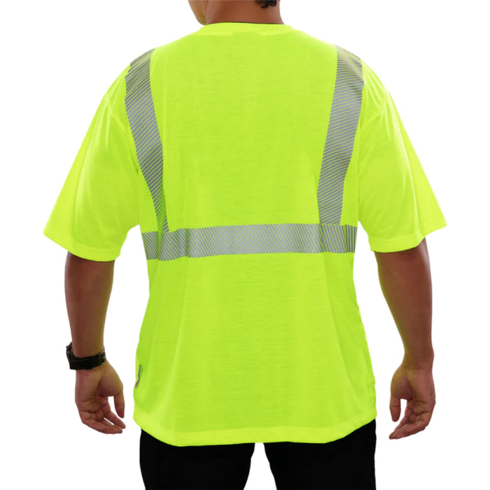 Reflective Apparel® Safety Shirt Hi Vis Jersey Knit Tee Comfort Trim - ANSI Class 2 - 101CT