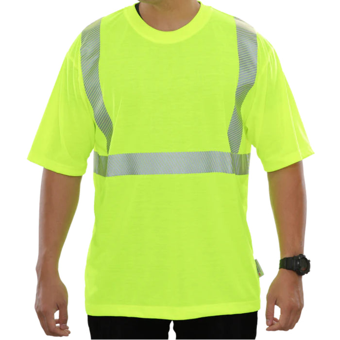 Reflective Apparel® Safety Shirt Hi Vis Jersey Knit Tee Comfort Trim - ANSI Class 2 - 101CT